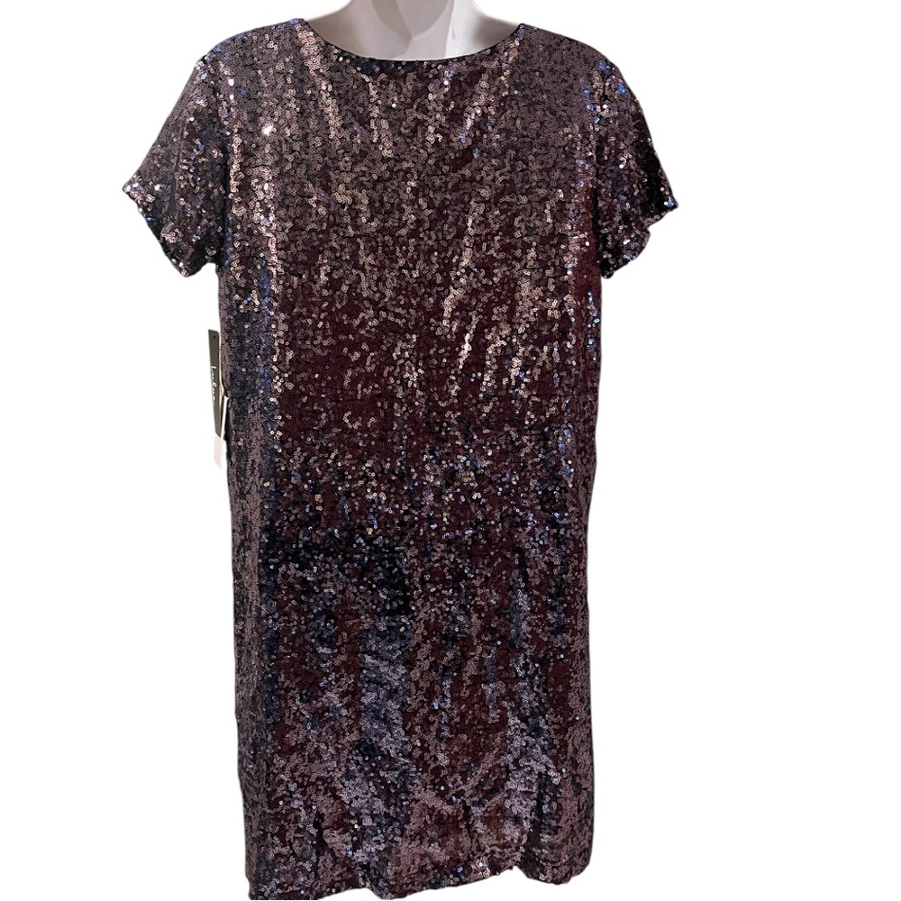 Lulus Light Up the Night Lavender Sequin Shift Dress S NWT - Picture 4 of 10